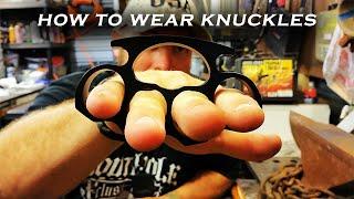 How to wear Brass Knuckles