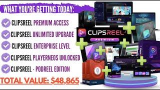 Inside Look at ClipsReel AI 2023 - Review, LIVE Demo, and ClipsReelAI OTO Insights