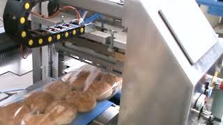 Flow Pack Packaging Machine for Burger Buns