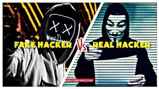 𝙁𝘼𝙆𝙀 𝙃𝘼𝘾𝙆𝙀𝙍 Vs 𝙍𝙀𝘼𝙇 𝙃𝘼𝘾𝙆𝙀𝙍 ~ new hacker‍ attitude status️ | #enter10room