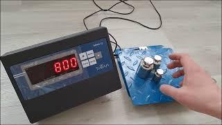 Калибровка весового индикатора Титан 12, А12Е, Ми 12 (Calibration of the weight indicator A12E)