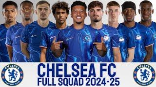 CHELSEA FC FULL SQUAD 2024-25 SEASON WITH JADON SANCHO | CHELSEA 2024/25 | EPL