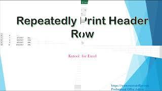 How To Repeat Heading Row Every Nth Row In Excel?