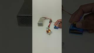 Brushless motor speed test. Experiment Lab BD.