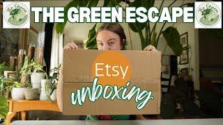 Plant mail + unboxing | The Green Escape Etsy haul