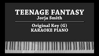 Teenage Fantasy (KARAOKE PIANO COVER) Jorja Smith with Lyrics