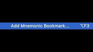 Bookmarking series in IntelliJ: Mnemonic Bookmarks