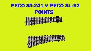 Peco ST-241 v Peco SL-92 points. : 4K Widescreen.