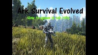 Ark Survival Evolved How To Spawn In Tek Rifle Using GFI Commands