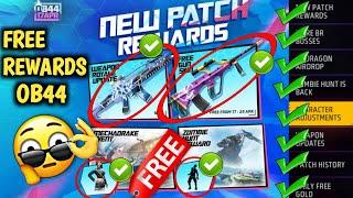 New Patch Rewards Free Fire| More Br bosses| Ob 44 Patch Rewards dragon airdrop & weapon update ff ?