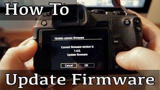 How to update your Canon Camera Firmware