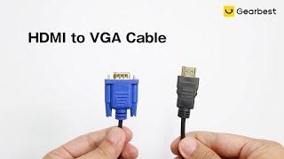 HDMI to VGA Cable - Gearbest.com