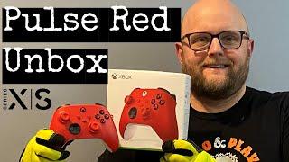 Microsoft Xbox Pulse Red Controller Unboxing and Review