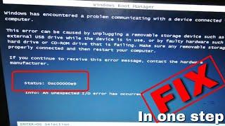 [HINDI] - How to fix problem Status: 0xc00000e9 in one step | Tech Nanesh