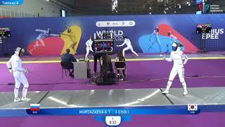 Sirius Epee 2022, WE Ind T8 Choi KOR - Murtazaeva RUS