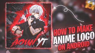 HOW TO MAKE ANIME LOGO ON ANDROID ON PSCC|Anime logo design