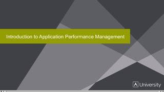 Introduction to APM | AppDynamics