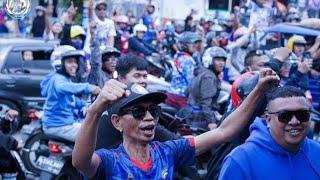 Yuli Sumpil Hadir Ditengah Aremania Saat Arema Juara Piala Presiden 2024