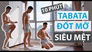 10 phút tập TABATA đốt mỡ tại nhà | COACH SKY