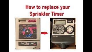 How to replace your Sprinkler Timer | Setup Orbit 6 Station Sprinkler Timer