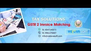 Tax Solutions - GSTR2 Invoice Matching Software