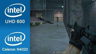 Counter-Strike 1.6 Gameplay Intel UHD 600 + Intel Celeron N4020