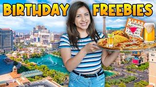 FREE Things to Get On Your BIRTHDAY in LAS VEGAS