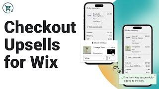 Wix Checkout Upsells with ReConvert | Recorded Demo