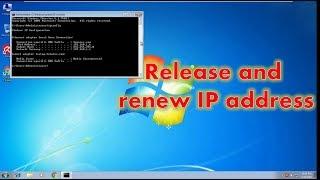 How to release and renew IP address