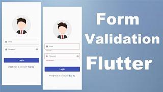 Flutter Form Validation - Validate Login Form In Flutter Tutorials