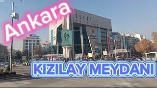 Kızılay ,15 Temmuz Şehitler Meydanı Walking Tour  Turkey Walk 2024| Ankara,Türkiye  Yürüyüş Turu