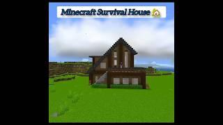 Minecraft Survival House Tutorial #minecraft #minecraftgaming