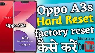 How To Hard Reset Oppo A3s | Oppo A3s / A5s Pattern Pin Unlock #hardreset