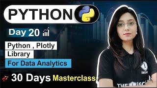 Python For Data Analyst | Day 20 | Plotly Library | Free 30 Day Class Data