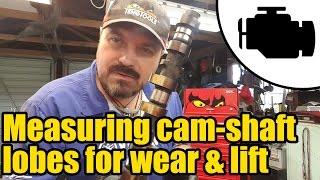 Toyota Rav4 measuring cam shaft lobes for wear & valve opening Ep 12 #1126