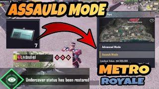 I PLAYED SECRET MODE  - ASSAULT MODE  - PUBG METRO ROYALE CHAPTER 14