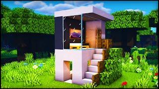 Minecraft Smallest Modern House: How to build a Cool Modern House Tutorial