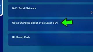 Get a Startline Boost of at Least 50% in Races