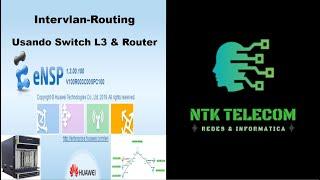 huawei ensp ‍Inter-vlan Routing (Router-on-a-Stick)