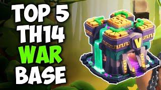 TOP 5 BEST TH14 WAR BASE WITH LINK | NEW TH14 CWL BASE ANTI 3 STAR LAYOUT | Clash of Clans