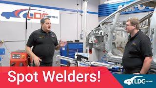 Spot Welders! Showing off the best new spot welders in the auto collision repair industry today.