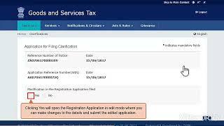 How To File Clarification In GST Application|Submit Reply For Gst Clarification|step-by-step process