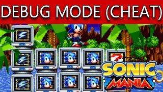 Sonic Mania - DEBUG MODE - How To Change Or DESTROY The Zones! (Cheat Guide)