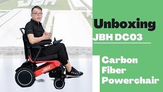 Unboxing JBH DC03 Folding Powerchair Upgrade Version | JBH Wheelchair