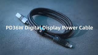 Mcdodo CA-3600 Digital Pro Auto Power Off 36W Type-C to Lightning Transparent Data Cable  1.2m