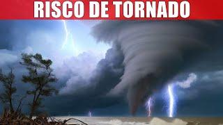 risco de tornado no Rio Grande do Sul