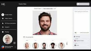 Creative Reality™ Studio 5 Min Walkthrough | Talking Head Videos | D-ID