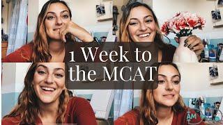 1 Week Before the MCAT [Vlog]