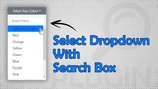 Select Dropdown With Search Box | Using Hierarchy Select.js | NoorHUB