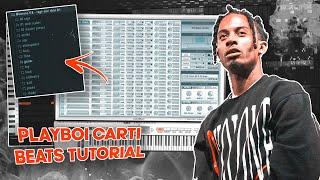 HOW TO MAKE BEATS FOR PLAYBOI CARTI & PIERRE BOURNE | FL Studio Tutorial